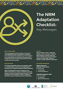 AdaptNRM Adaptation planning key messages